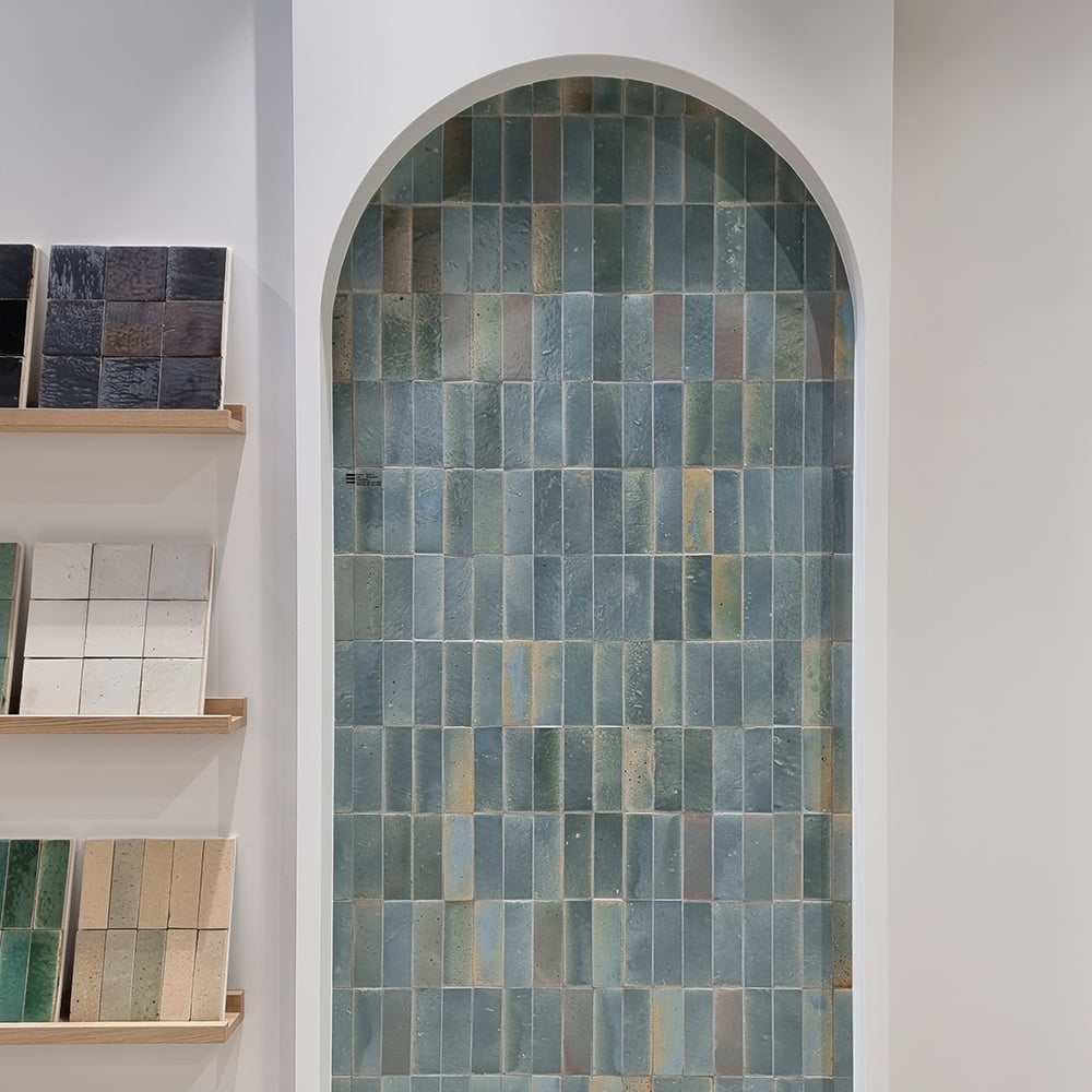 Ardhi toonzaalopstelling handgemaakte zellige's