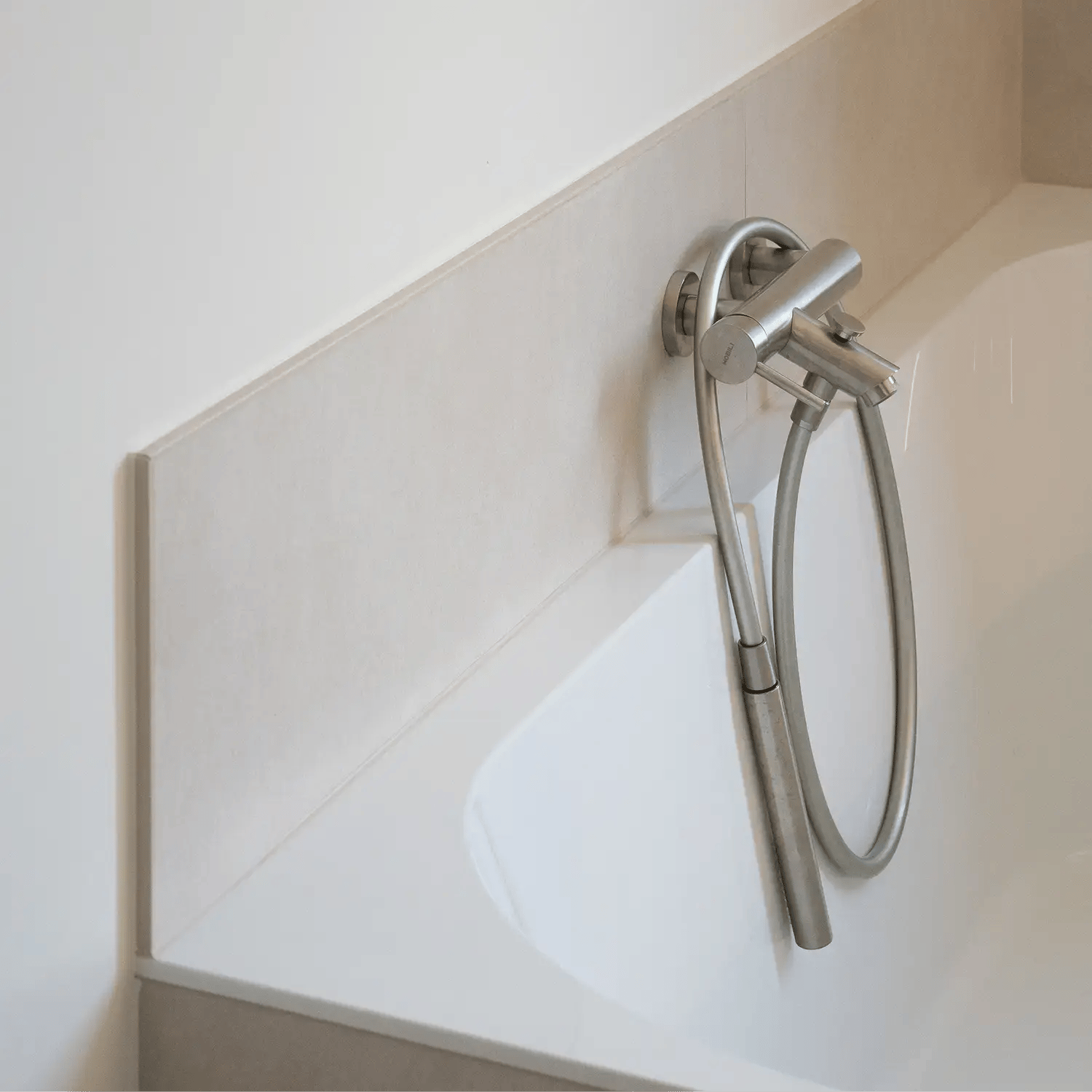 Native Kaolin Bad Keramische Tegels Badomkadering Spatwand