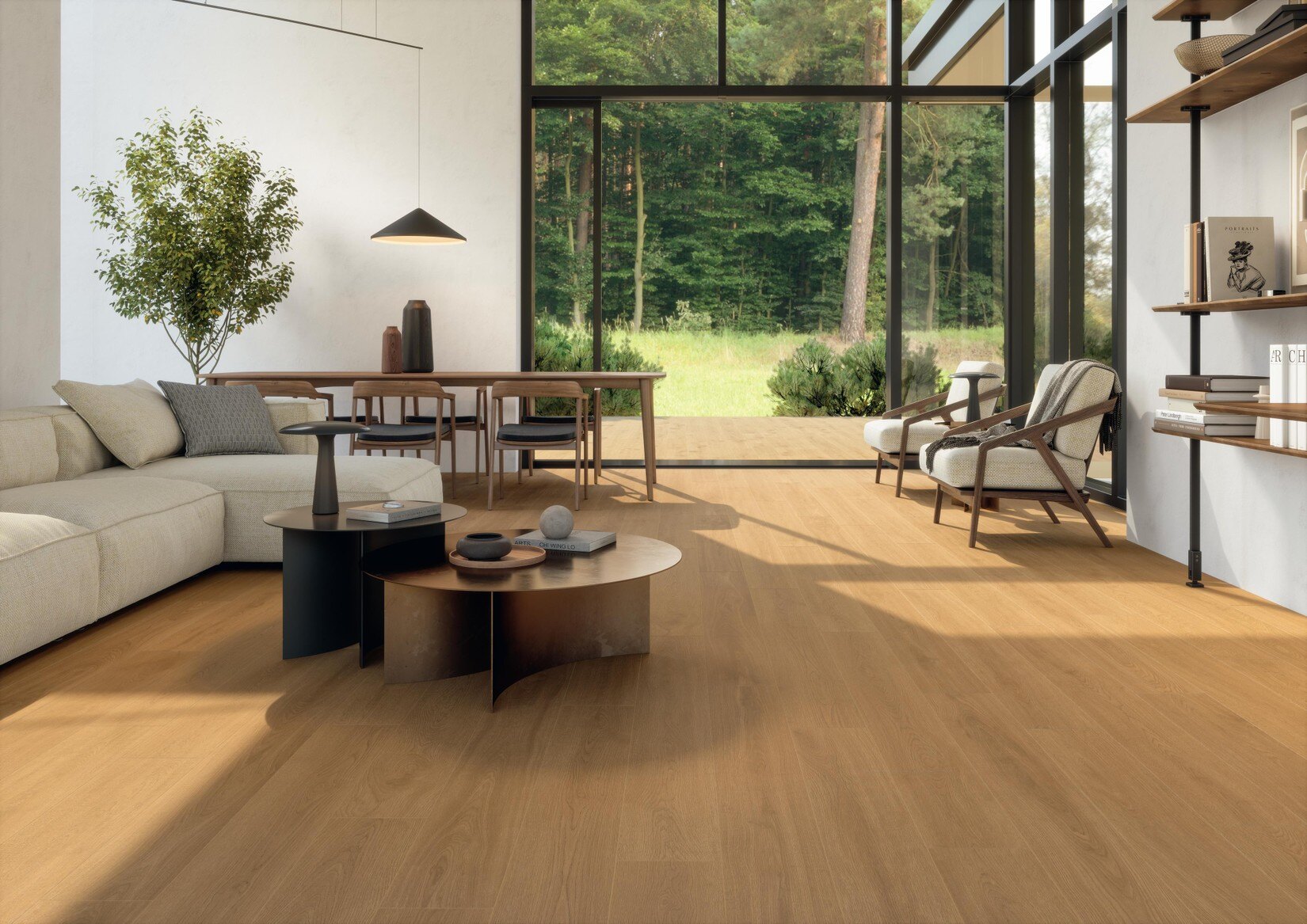 venus copper oak elegant keramische houtlook tegel