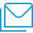 e-mail icon blue