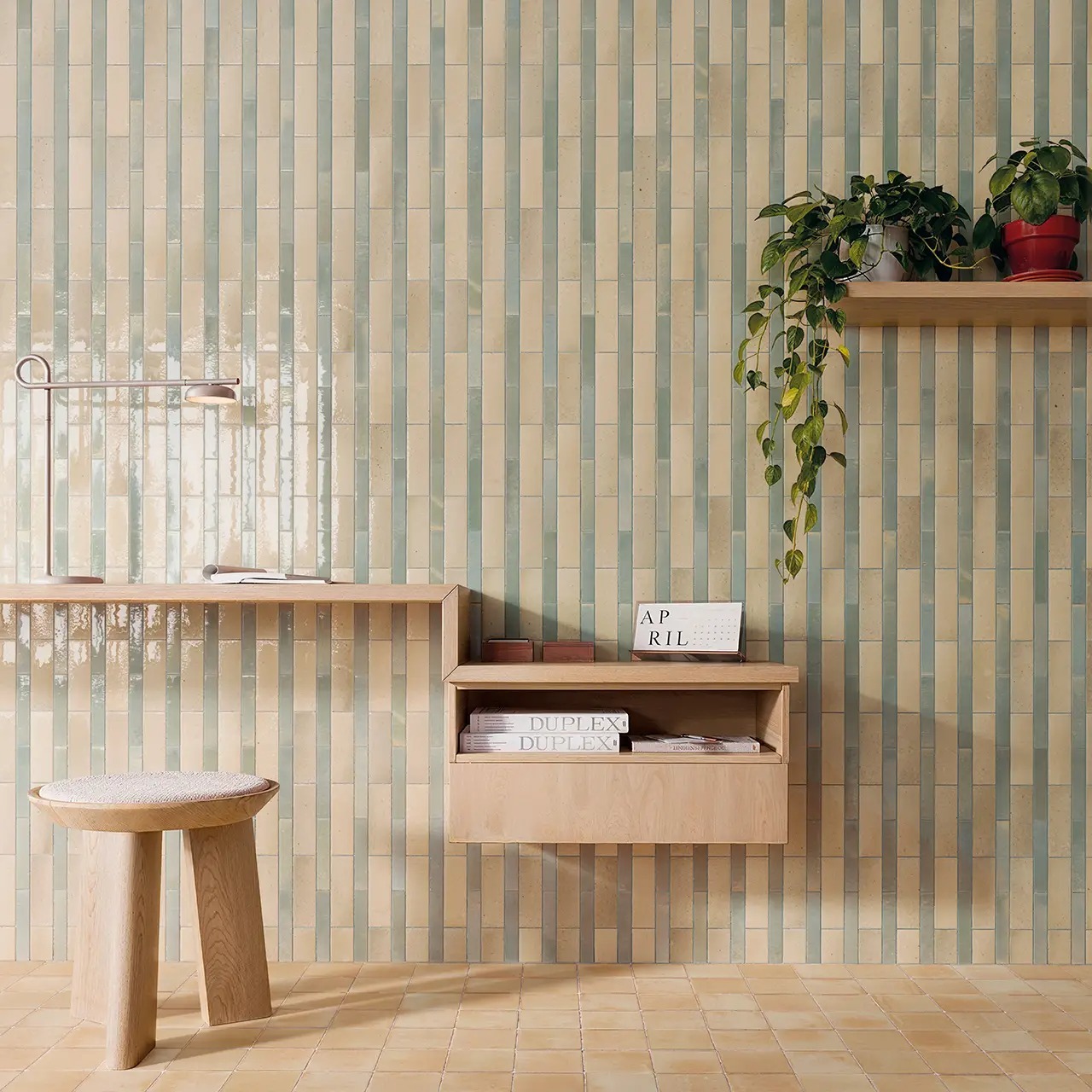 Aureline Vanilla en Cloud Woonkamer wandtegels keramisch