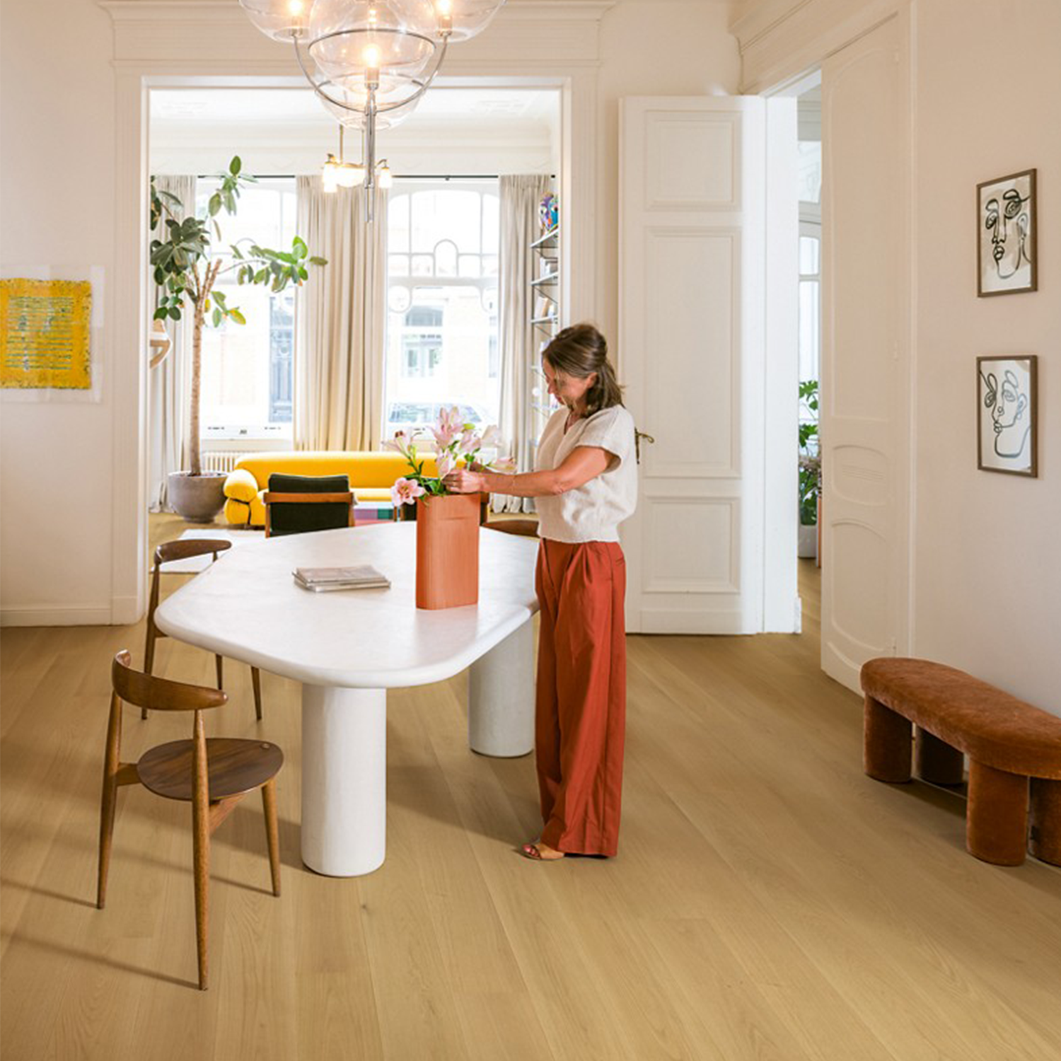 Cascada Leder Eik Extra Mat Woonkamer Parket