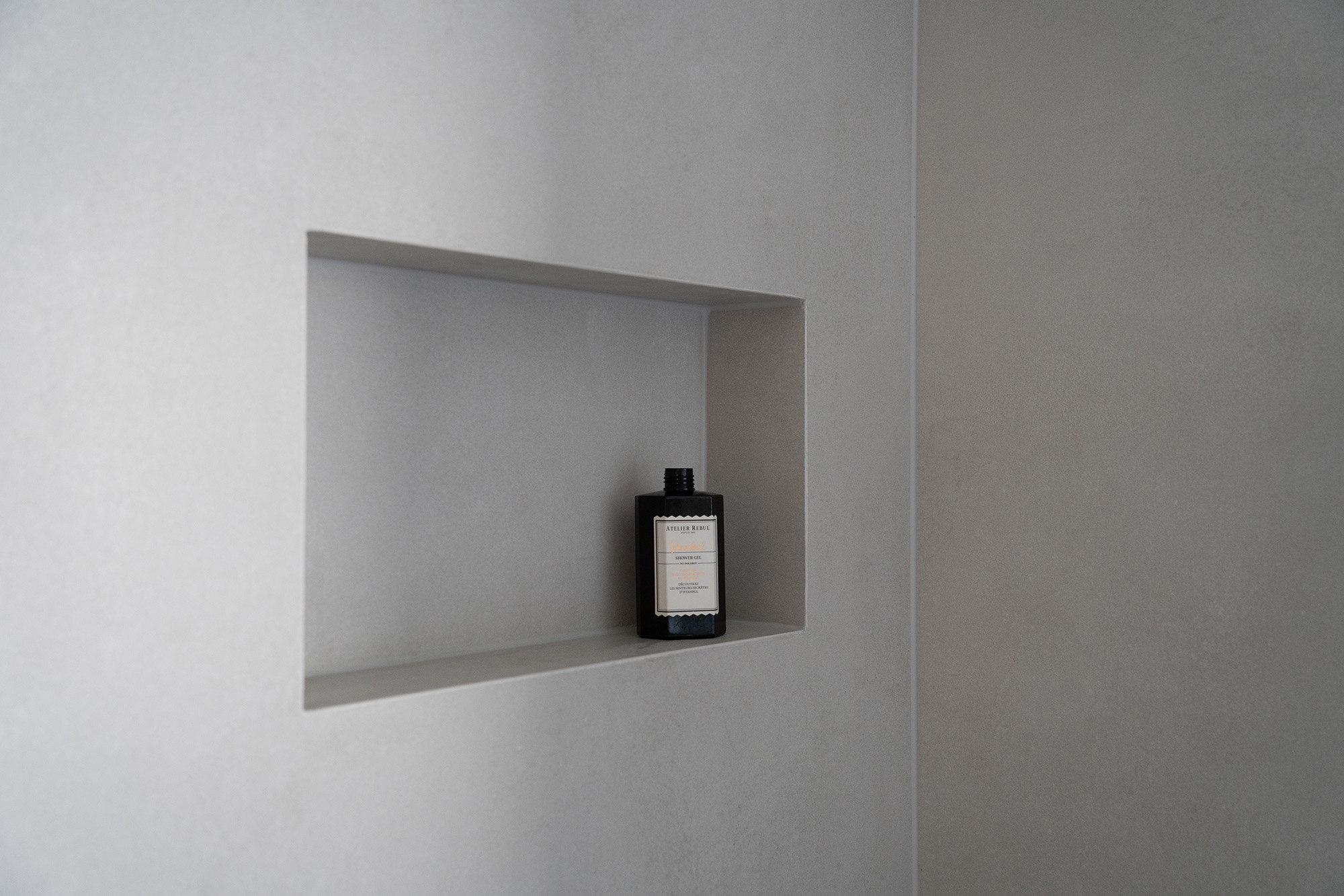 Olympus Concrete White Grote Platen Douchewand & Nis