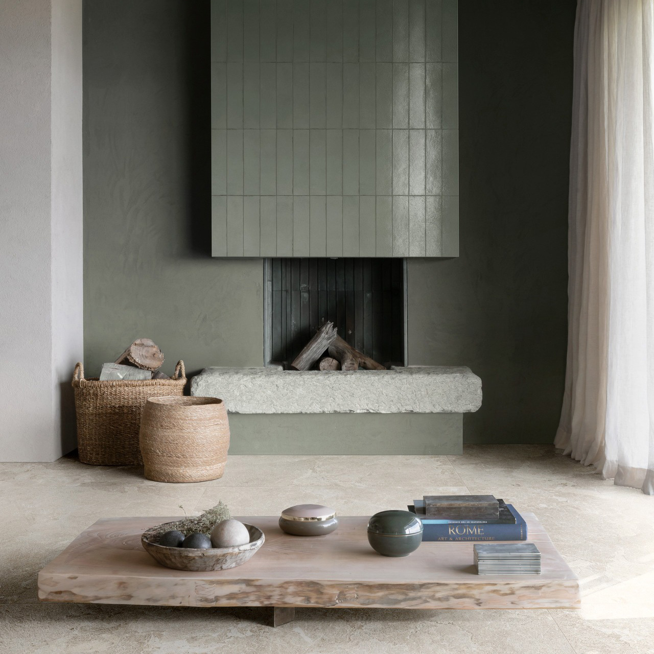 Demeter Lichene Wandtegels Wabi Sabi