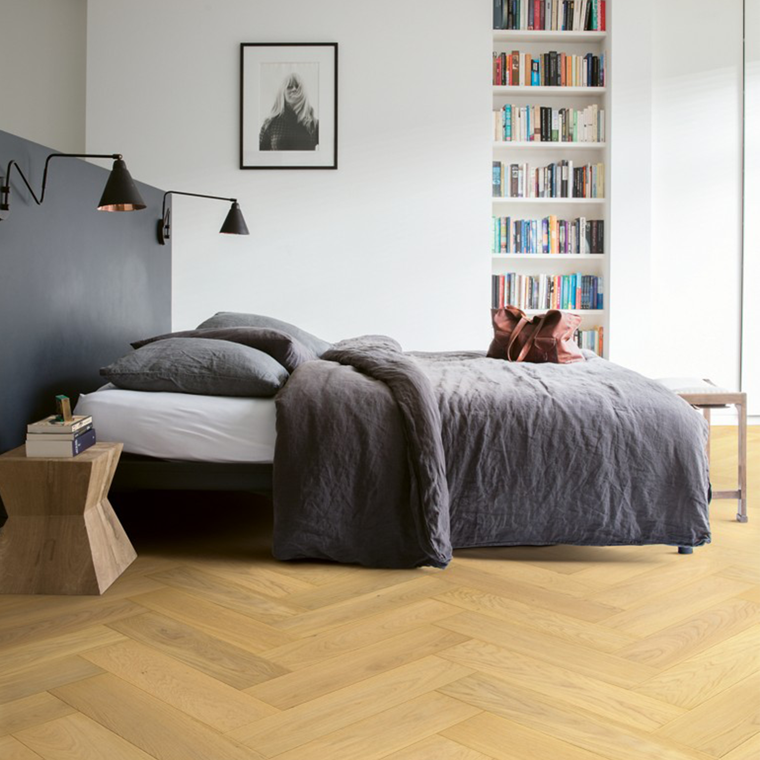 Disegno Lichte Eik Puur Extra Mat Slaapkamer Visgraatparket