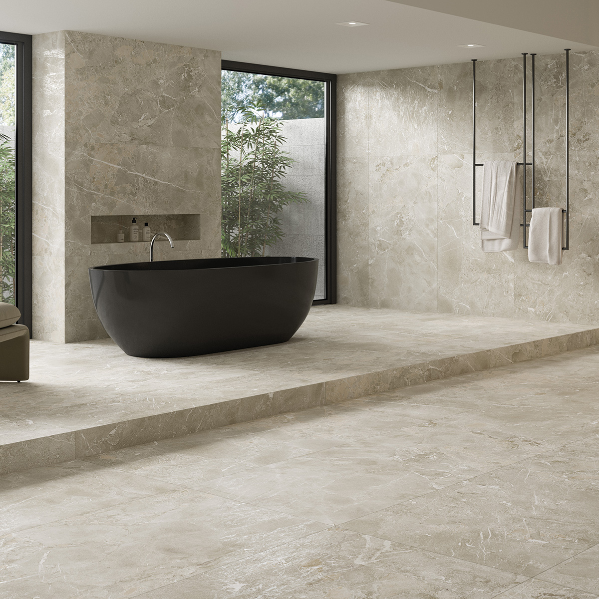 Durness Nature Badkamer keramische stonelook tegel