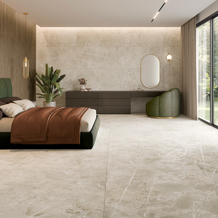 Durness Nature Slaapkamer keramische stonelook tegel