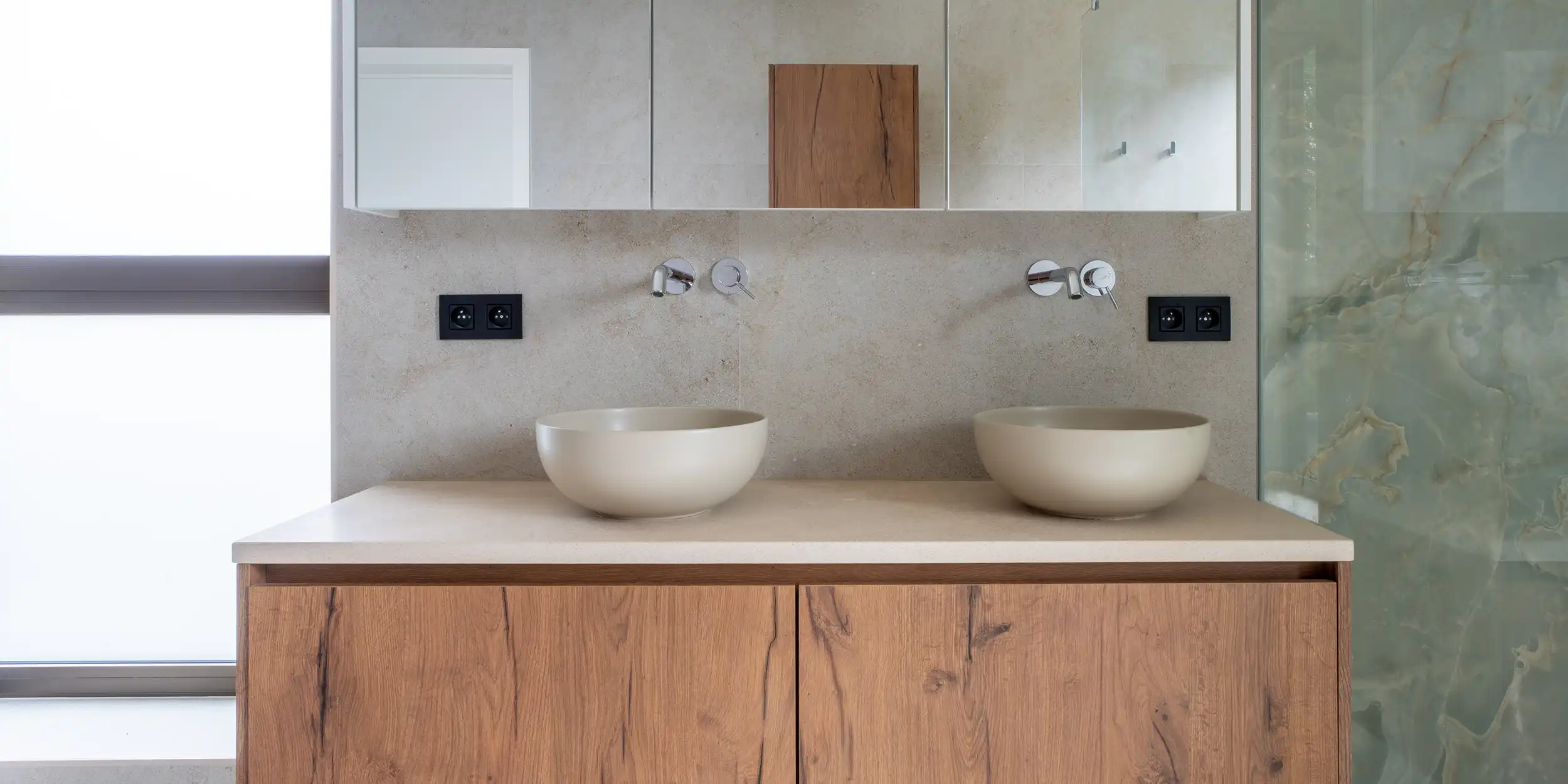 Indole Beige Keramische Wandtegels Badkamer