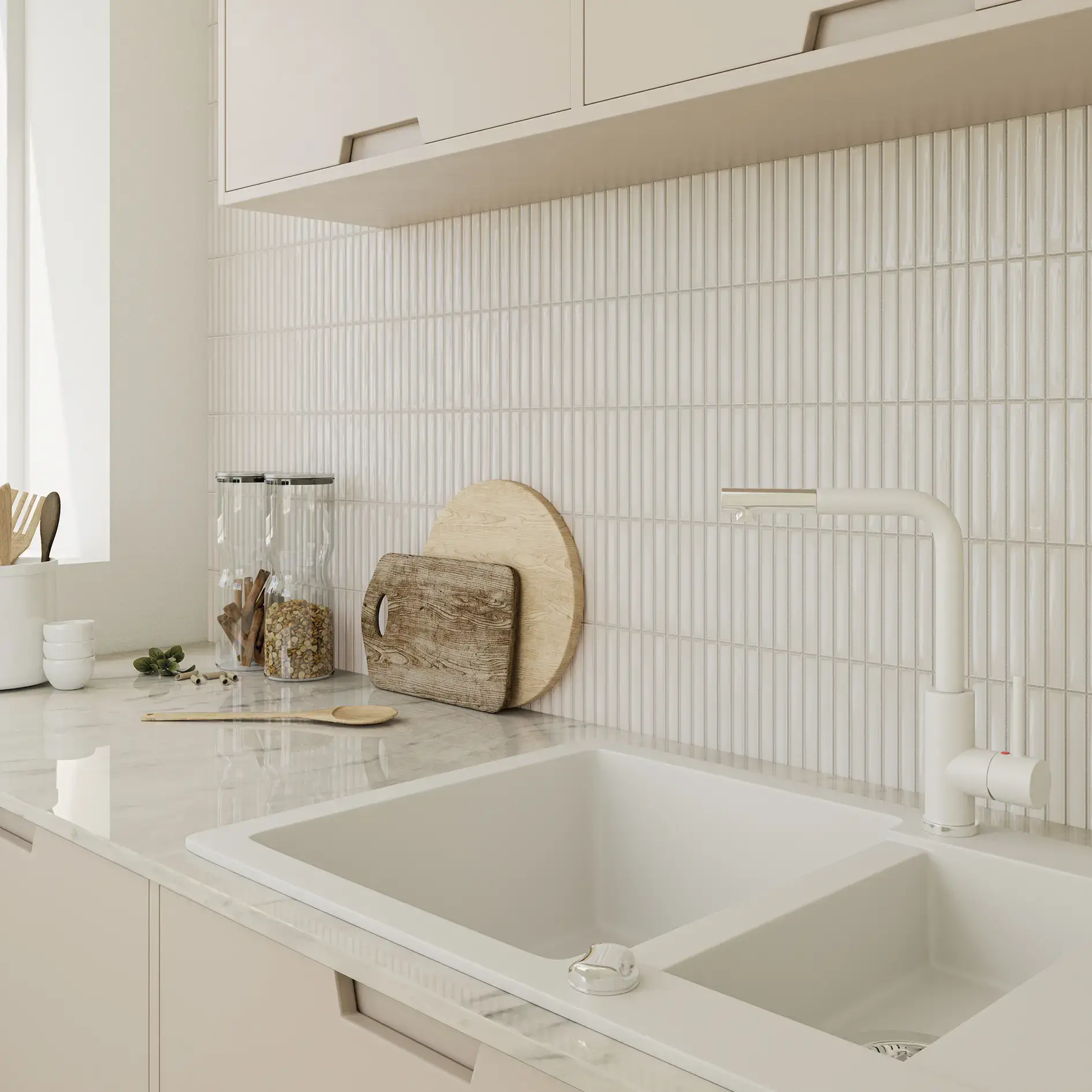 Keramische Wandtegel Sweet Bars KitKat Tegels White Mat
