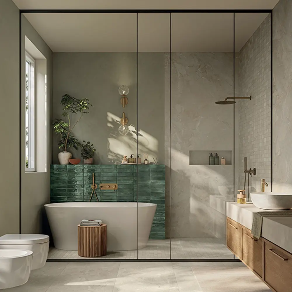 Laurentia Dune Badkamer vloer en wand