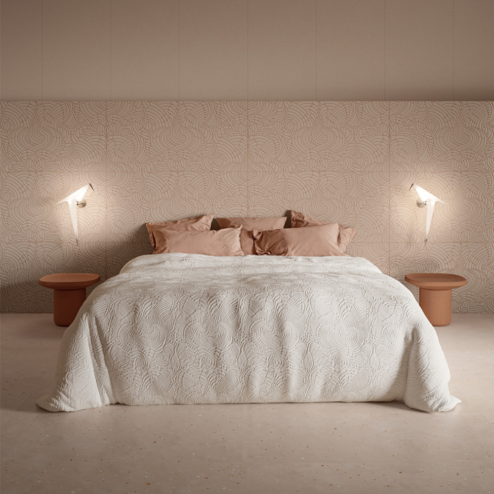 Moooi Egg Scape Powder & Decor Library Powder Pavone & Sandy Plains Powder