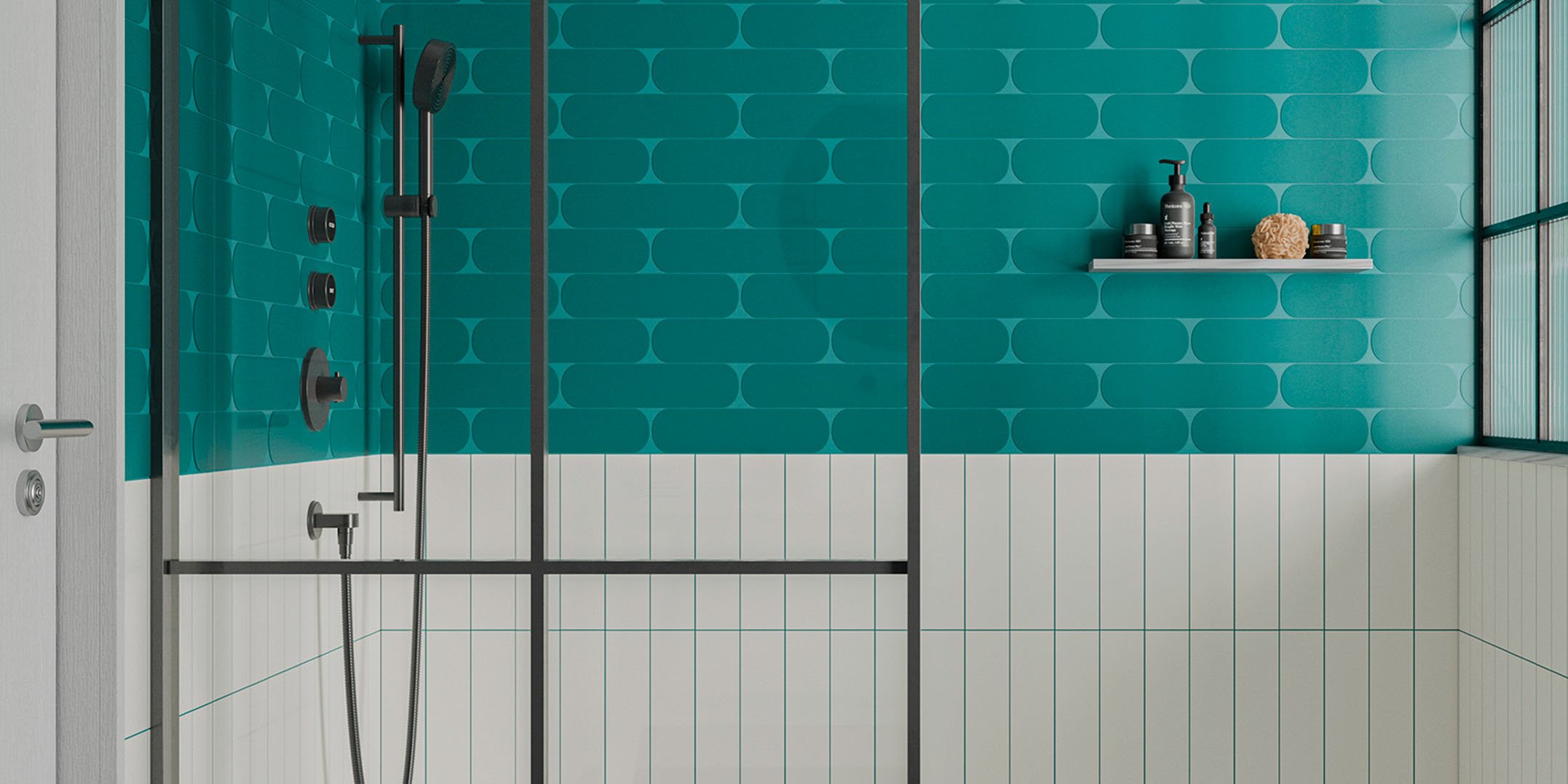 Giselle Teal Mat Badkamer Wandtegel