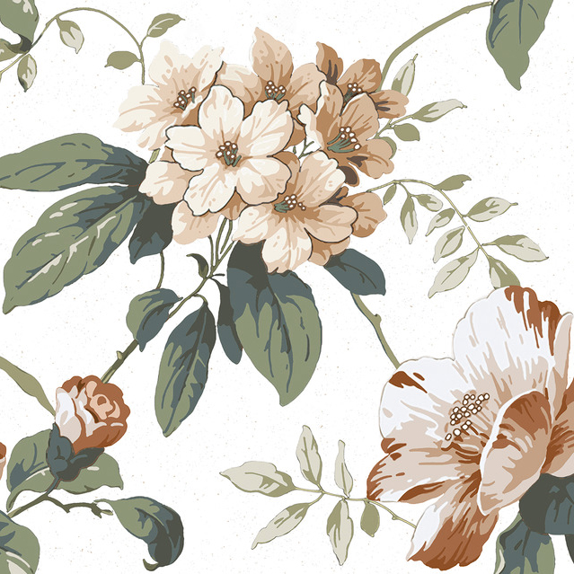 Ricorso Decoro Primule Caldo