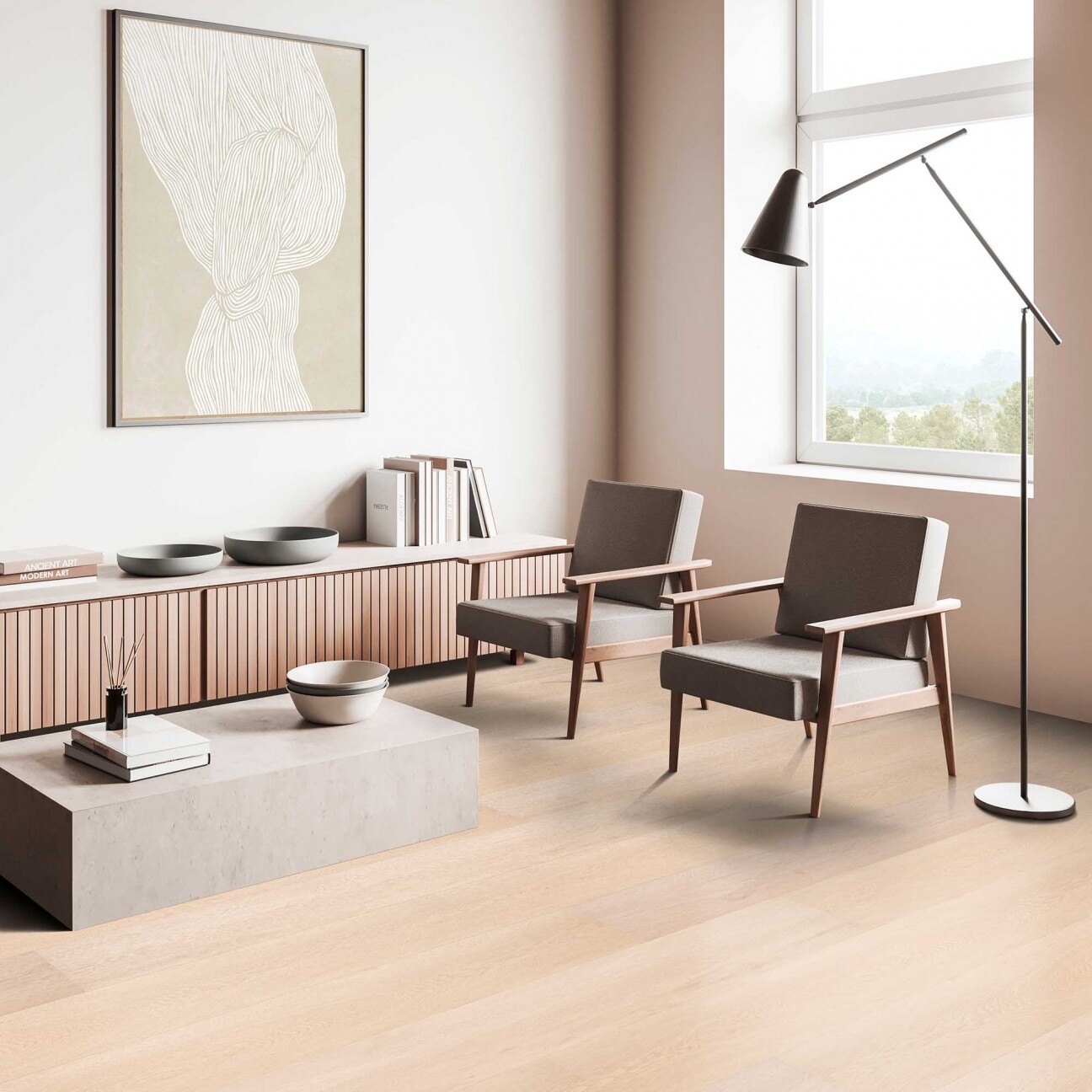 Solidfloor ECO Oat Zitkamer vinyl