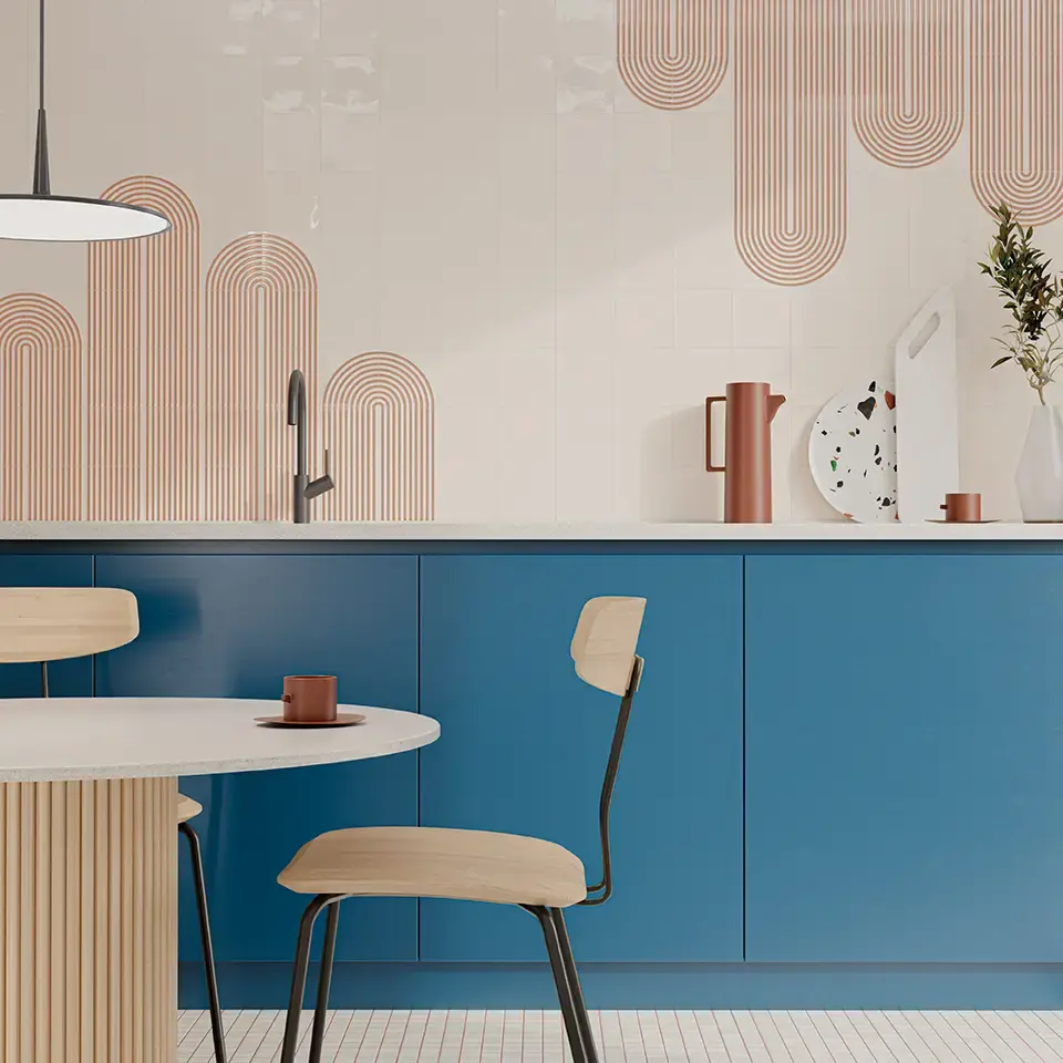 Twister Toffee keuken spatwand wandtegel