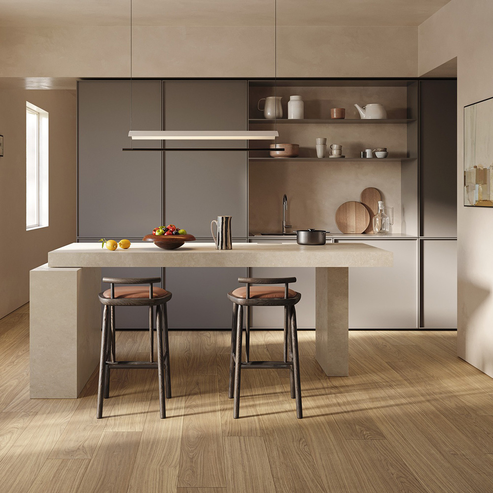 Walnut Natural Keuken keramische houtlook tegel