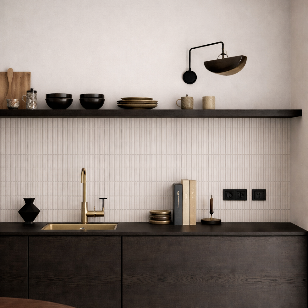 White Matt Sweet Bars Keuken Spatwand Wandtegels